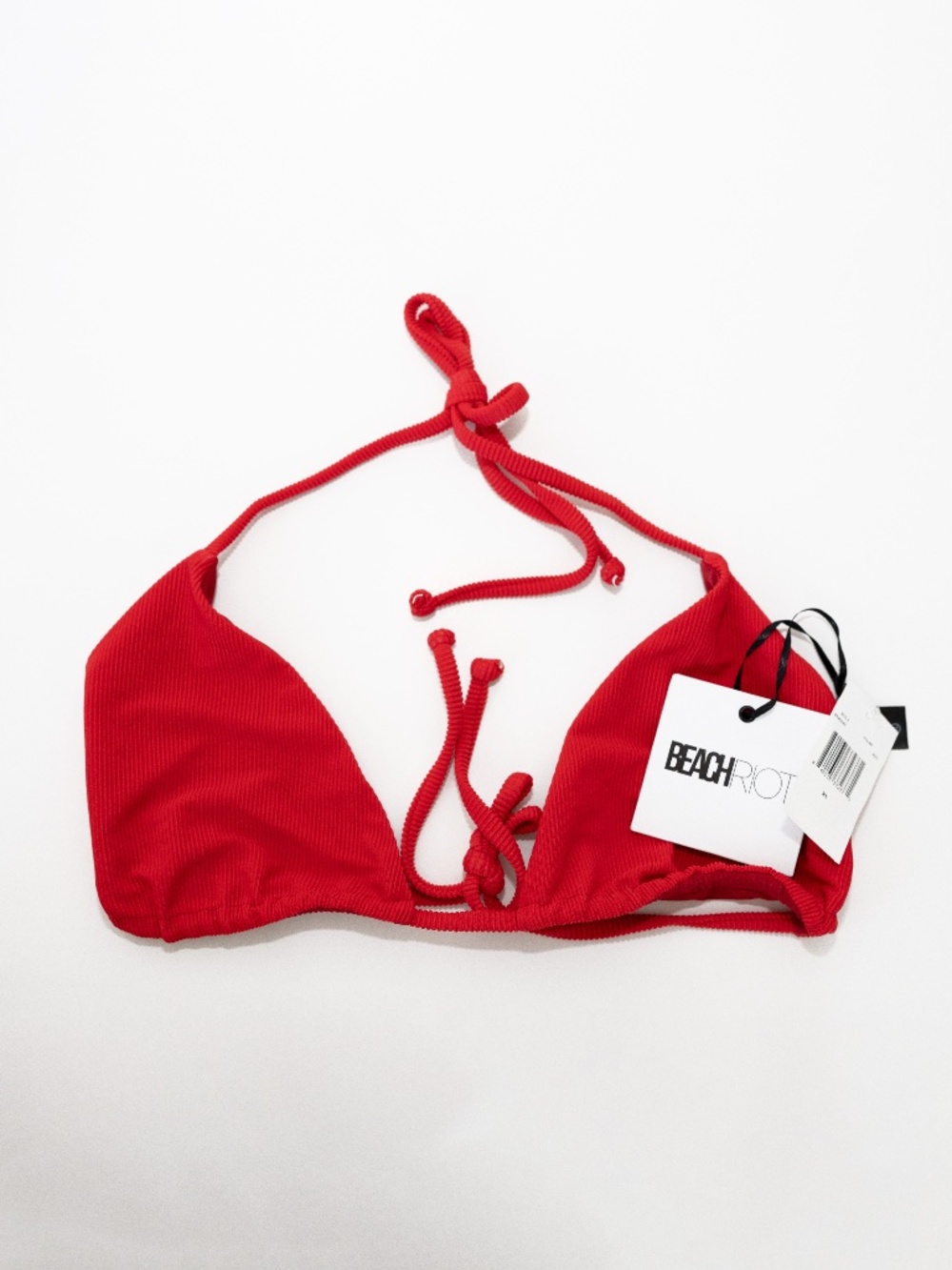 Beach Riot - Winona Soleil Ribbed Triangle‎ Bikini Top - Picture 2 of 9